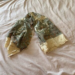 Paisley Patterned Vintage Scarf